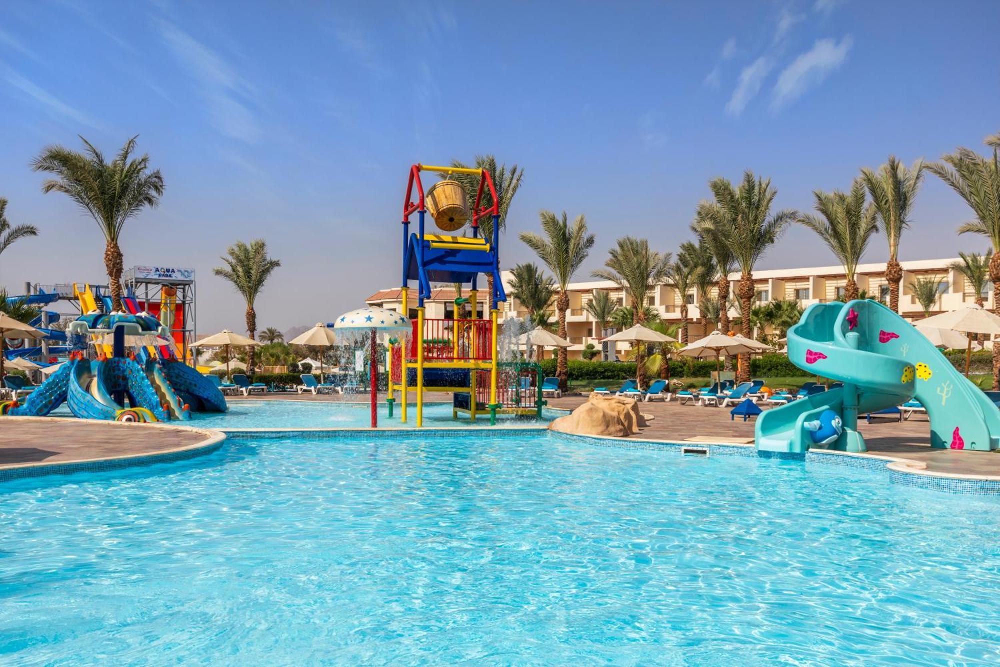 Xperience Kiroseiz Aquapark Premier-Naama Bay Hotell Sharm el-Sheikh Exteriör bild Aqua Park at Hilton Hurghada Resort